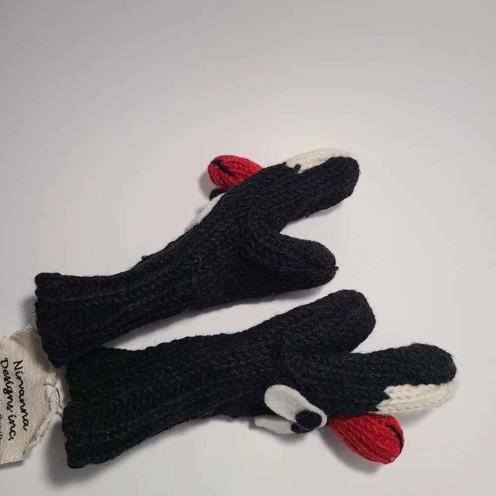 Cozy Winter Mittens for Kids - 100% Wool Handmade
